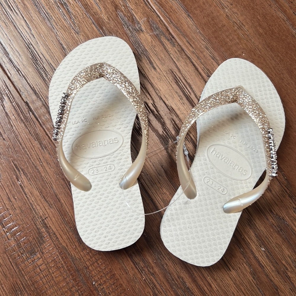 Havaianas Slim Glitter Flip Flops